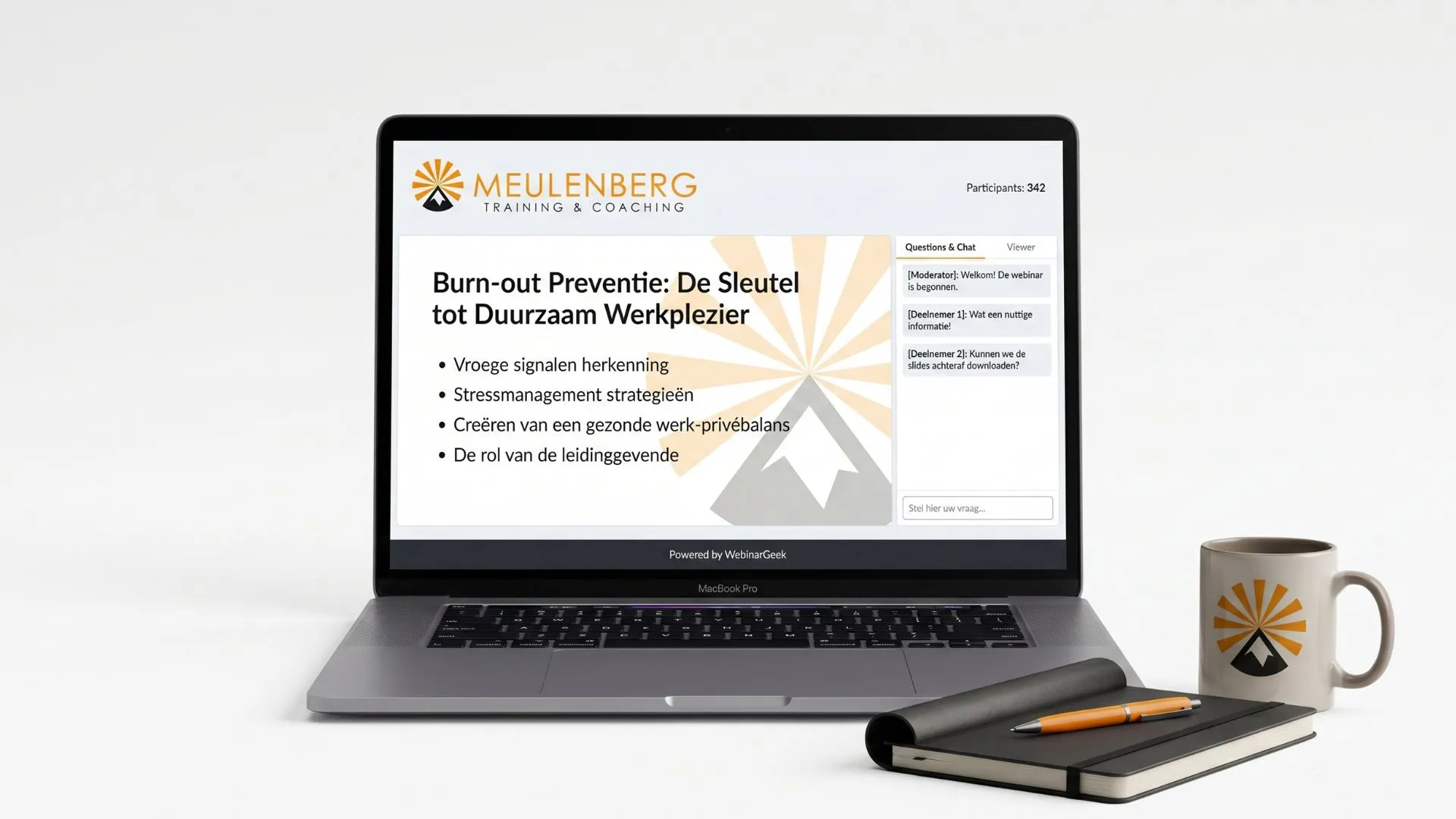 Meulenberg webinar over burn-out en stress coaching